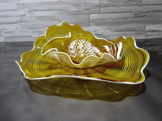 Glaskunst in amber/ LASTRA in Vetro