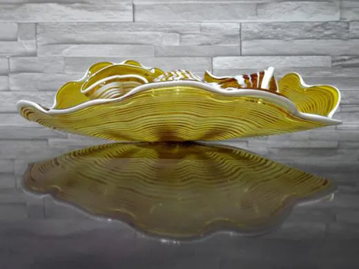 Glaskunst in amber/ LASTRA in Vetro