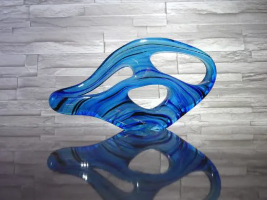 Glaskunst in blau/ FORMA di Vetro Organico Glaskunst in blau/ FORMA di Vetro Organico