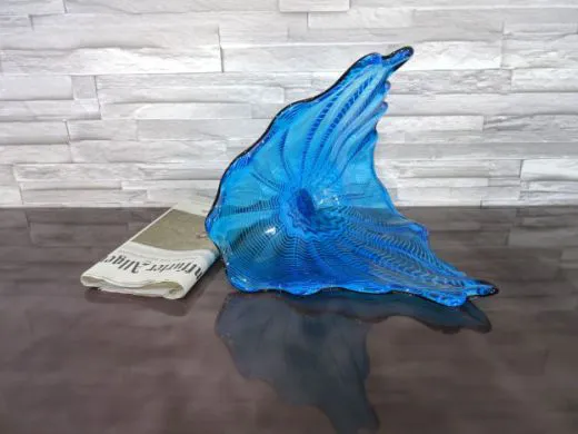 Glaskunst in blau/ CONCHIGLIA di Vetro