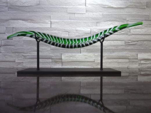 Glaskunst in grün/ BARCA di Vetro