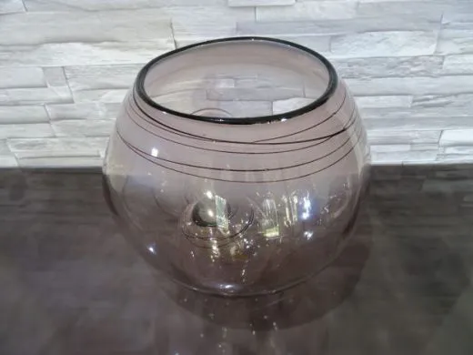 Glaskunst in purpur/ Grande BOLLA di Vetro