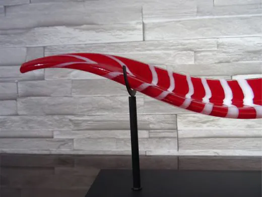 Glaskunst in rot/ BARCA di Vetro