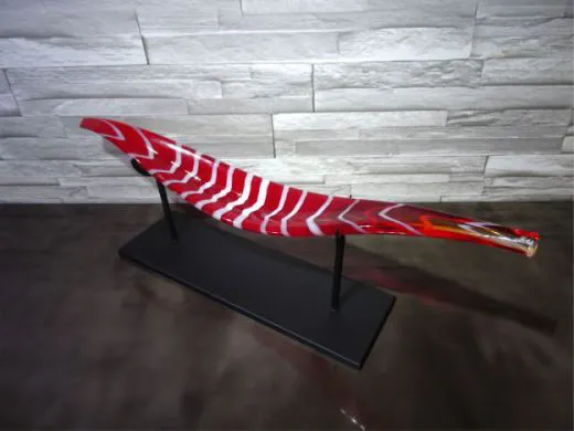 Glaskunst in rot/ BARCA di Vetro