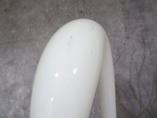 Glasskulptur in weiß/ CIGNO di Vetro