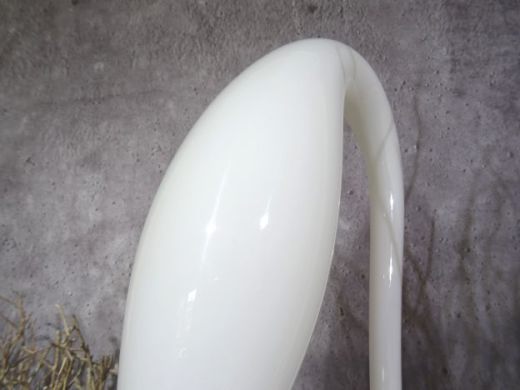 Glasskulptur in weiß/ CIGNO di Vetro