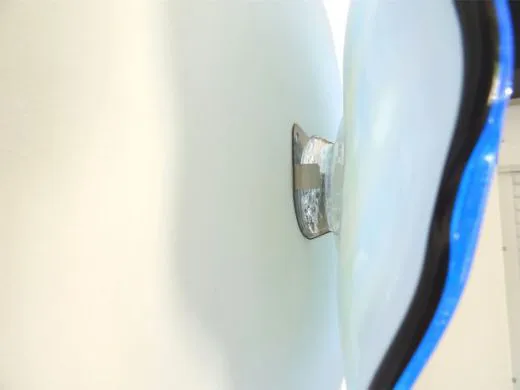 Glasteller in blau/ TROTTOLLA di Vetro