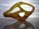 Glaskunst in amber/ FORMA di Vetro Organico