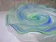 Glasschale in blau-grün/ RICCIOLO di Vetro