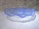 Glasschale in blau/ RICCIOLO di Vetro