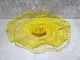 Glasschale in amber-gelb/ RICCIOLO di Vetro