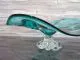 Glasschale in türkis/ GOCCE di Vetro