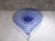 Glasschale in blau/ GUSCIO di SERPENTE