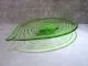 Glasschale in grün/ GUSCIO di SERPENTE