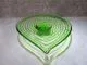 Glasschale in grün/ GUSCIO di SERPENTE