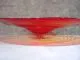 Glasschale in rot/ GUSCIO di SERPENTE