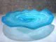 Glasschale in türkis-blau/ URAGANI di Vetro