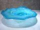 Glasschale in türkis-blau/ URAGANI di Vetro
