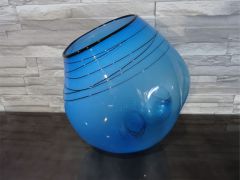 Glaskunst in blau/ Grande BOLLA di Vetro Glaskunst in blau/ Grande BOLLA di Vetro