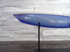 Glaskunst in blau/ PESCE di Vetro