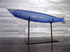 Glaskunst in blau/ PESCE di Vetro