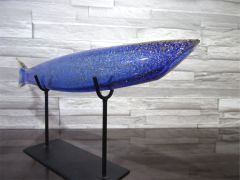 Glaskunst in blau/ PESCE di Vetro