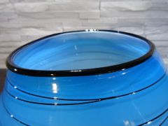 Glaskunst in blau/ Grande BOLLA di Vetro