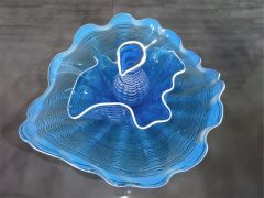 Glaskunst in blau/ LASTRA in Vetro