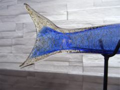 Glaskunst in blau/ PESCE di Vetro