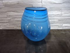 Glaskunst in blau/ Grande BOLLA di Vetro