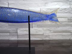 Glaskunst in blau/ PESCE di Vetro