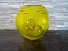 Glaskunst in gelb/ Grande BOLLA di Vetro