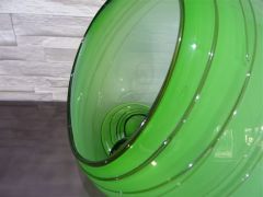 Glaskunst in grün/ Grande BOLLA di Vetro