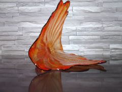 Glaskunst in orange/ CONCHIGLIA di Vetro