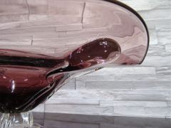Glasschale in purpur/ GOCCE di Vetro