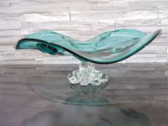 Glasschale in türkis/ GOCCE di Vetro