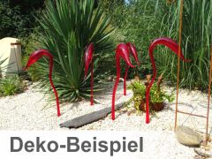 Glasskulptur 5-teilig in rot/ CIGNO di Vetro