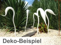 Glasskulptur in weiß/ CIGNO di Vetro