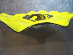 Glasteller in gelb/ TROTTOLLA di Vetro