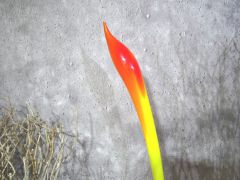 Glasskulptur in gelb/ TORCIA di Vetro